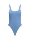 Oseree Radiant Sporty One Piece Swimsuit In Blue