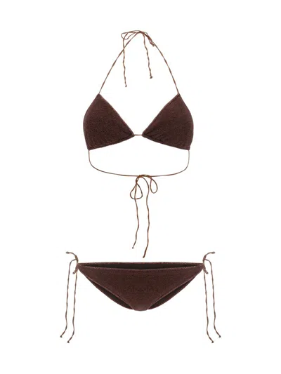 Oseree Oséree Swimwear In Brown