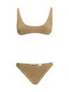 Oseree Lumiere Sporty Swimsuit In Gold