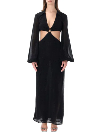 OSEREE OSÉREE SWIMWEAR LUMIÈRE CUT-OUT LONG DRESS