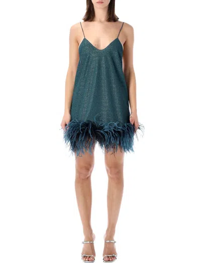 OSEREE OSÉREE SWIMWEAR LUMIÈRE PLUMAGE MINI DRESS