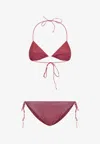 Oséree Swimwear Oseree Swimwear Lumiere Shade Bikini In Pink