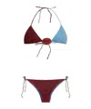 Oseree Tie Detail Two Piece Swimsuit