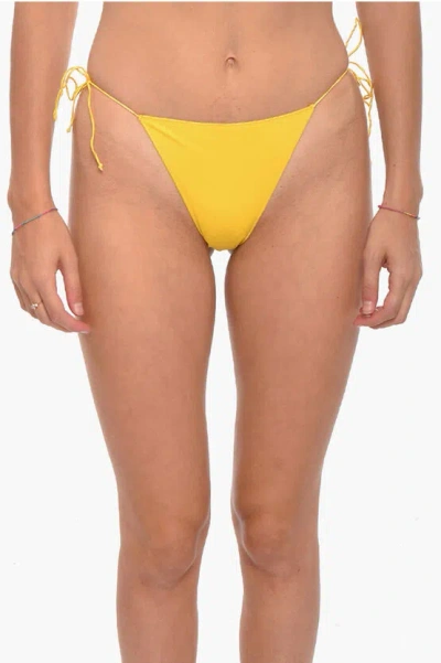 OSEREE TIE-SIDE SOLID COLOR BIKINI BOTTOM