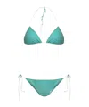 Oseree Glitter-effect Bikini In Blue