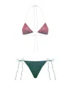 Oseree Tie-side Bikini In Multi