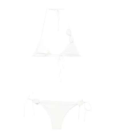 Oseree Tie-side Bikini In Multi
