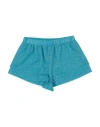 Oseree Oséree Toddler Girl Shorts & Bermuda Shorts Turquoise Size 6 Polyamide, Metallic Fiber In Blue