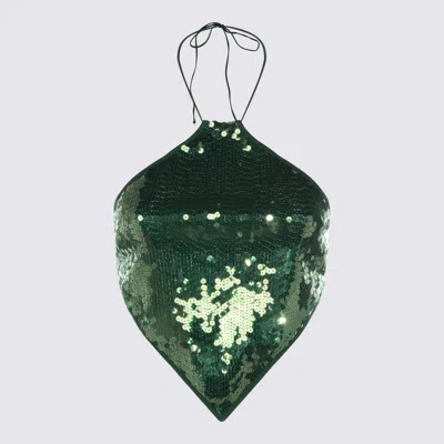 Oseree Top Blue And Green