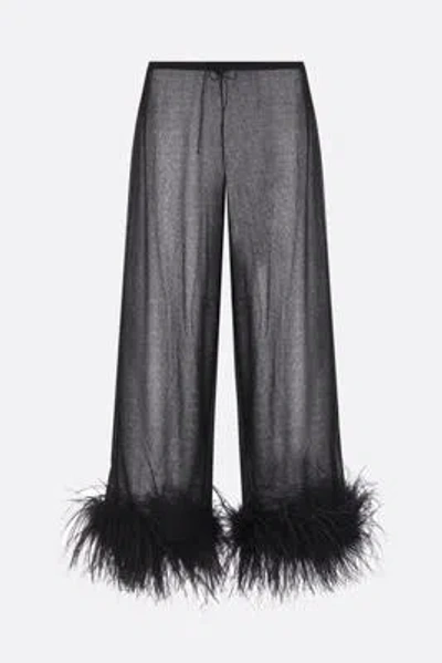 Oseree Plumage Trousers Black