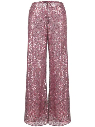 Oseree Trousers In Pink
