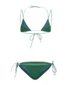 Oseree Oséree Two-piece Bikini Set In Green