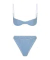 Oseree Two-piece Bikini Swimsuit In Blue