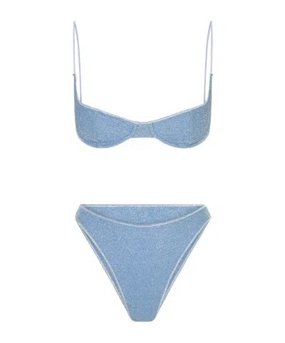Oseree Two-piece Bikini Swimsuit In Blue