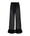 Oseree Oséree Wide-leg Pants In Black