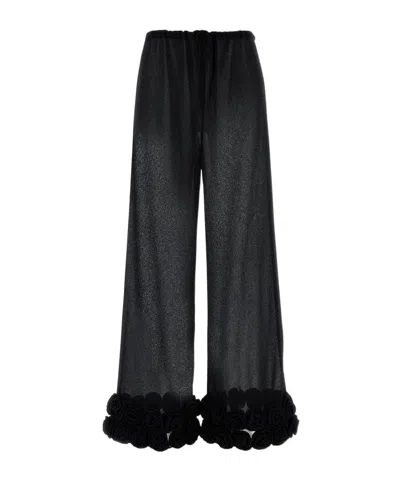 Oseree Oséree Wide-leg Pants In Black