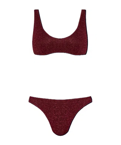 Oseree Wide Strap Two Piece Swimsuit