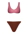 Oseree Wide Strap Two Piece Swimsuit