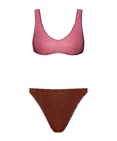 Oseree Wide Strap Two Piece Swimsuit