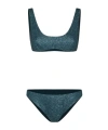 Oseree Wide-strap Bikini Two-piece Set In Blue