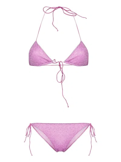 Oseree Wisteria Lumiere Bikini In Purple