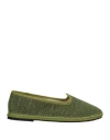 Oseree Oséree Woman Loafers Sage Green Size 9 Textile Fibers