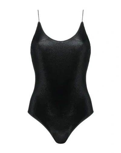 Oseree Oséree Woman One-piece Swimsuit Black Size M Nylon, Elastane
