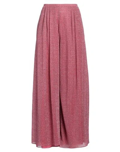 Oseree Oséree Woman Pants Fuchsia Size L Polyamide, Metallic Fiber In Pink