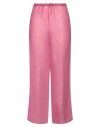 OSEREE OSÉREE WOMAN PANTS MAGENTA SIZE M/L COTTON, SILK