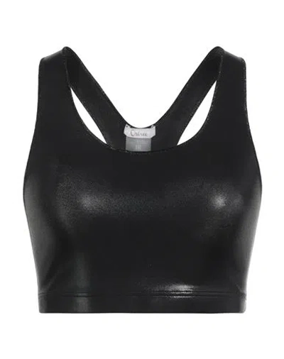 Oseree Oséree Woman Top Black Size S Polyamide, Elastane