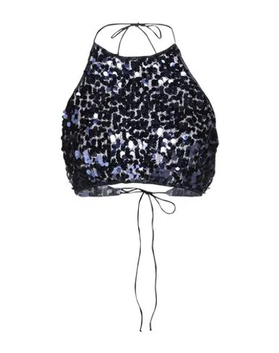 Oseree Oséree Woman Top Navy Size Xl Polyester