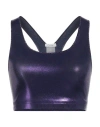 Oseree Oséree Woman Top Black Size S Polyamide, Elastane In Purple