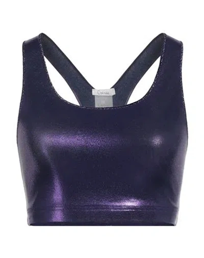 Oseree Oséree Woman Top Purple Size M Polyamide, Elastane