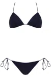 Oseree Oséree Lumiere' Blue Bikini With Triangular Top In Blue