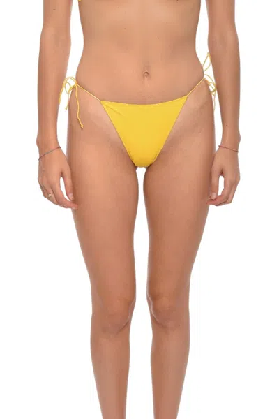 Oseree Yellow Bikini Bottom Swimwear