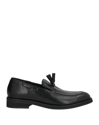Osey Man Loafers Black Size 10 Leather