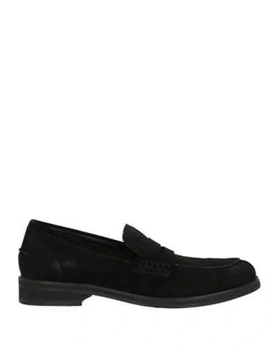 Osey Man Loafers Black Size 10 Leather