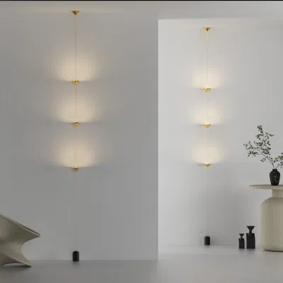 Oshana Marble Brass Led Floor Light, 3-head Flexible Floor Lamp, 3000k Ambient Light For Bedroom Living Roo