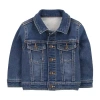 Oshkosh Baby Boys Denim Lightweight Softshell Jacket In Blue