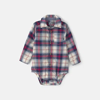 Oshkosh Baby Boys Long Sleeve Bodysuit In Red
