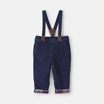 Oshkosh Baby Boys Mid Rise Straight Regular Fit Pull-on Pant In Blue
