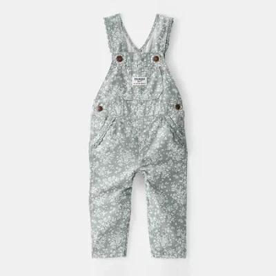 Oshkosh Baby Girls Overalls In Blue