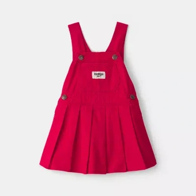 Oshkosh Baby Girls Skirtalls In Red