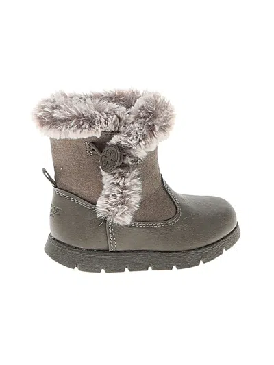 Pre-owned Oshkosh B'gosh Kids' Ankle Boots In Gray