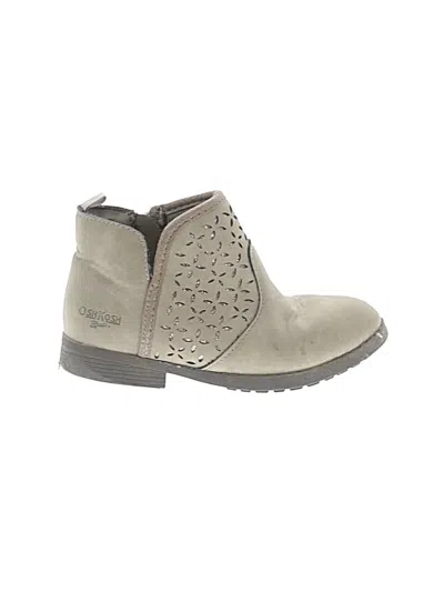 Pre-owned Oshkosh B'gosh Kids' Ankle Boots In Gray