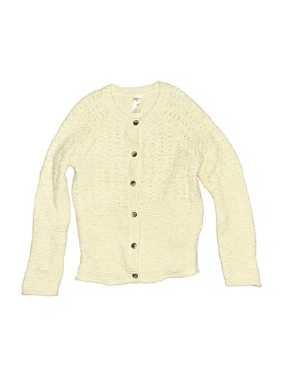 Pre-owned Oshkosh B'gosh Kids' Cardigan Sweater In Ivory