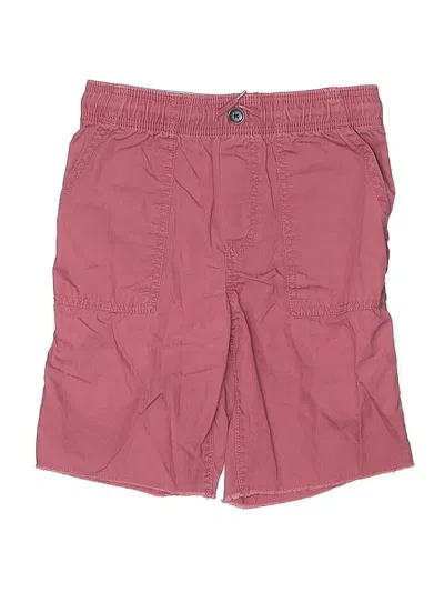 Pre-owned Oshkosh B'gosh Kids' Cargo Shorts In Burgundy