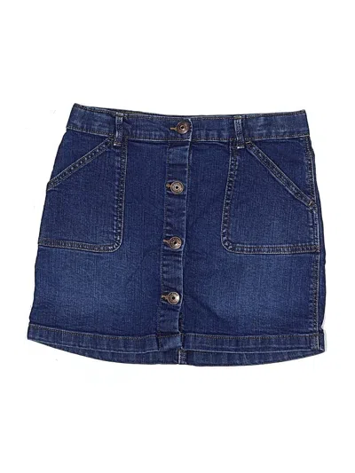 Pre-owned Oshkosh B'gosh Kids' Denim Skirt In Blue