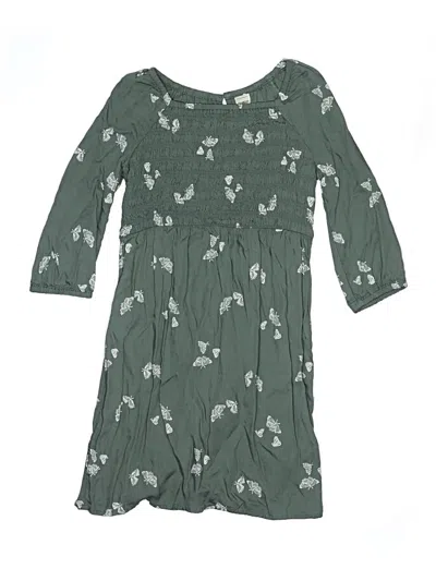 Pre-owned Oshkosh B'gosh Kids' Dress In Green
