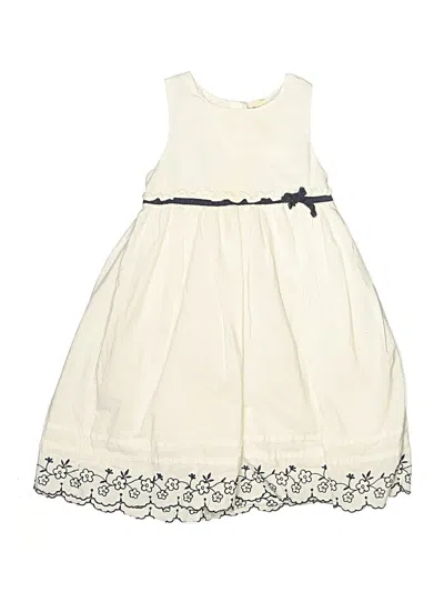 Pre-owned Oshkosh B'gosh Kids' Dress In Ivory